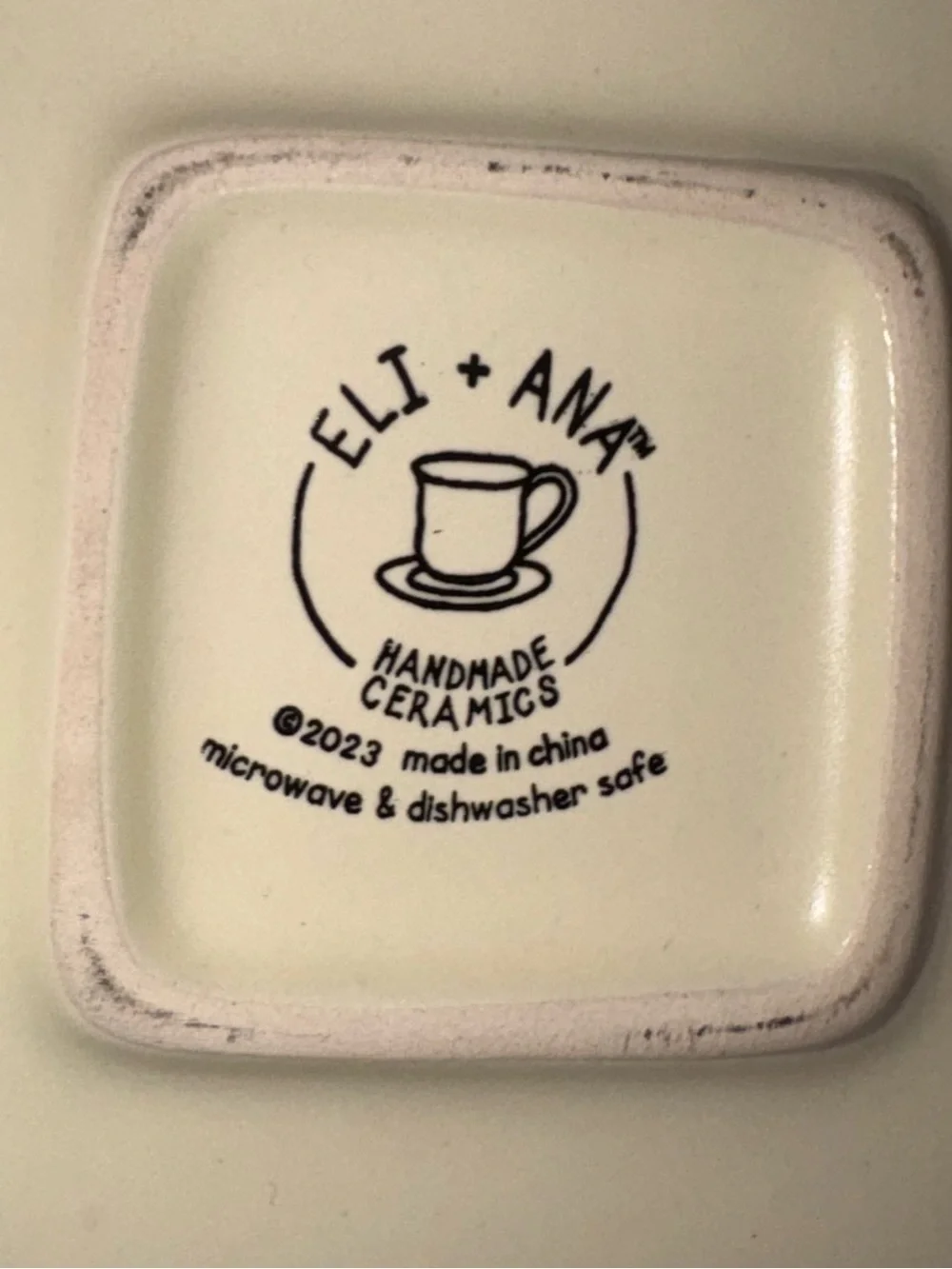 NEW - Eli + Ana 2023 Halloween Ceramic Square Plate